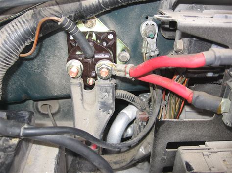 1999 ford f150 starter relay location